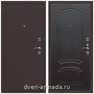 Взломостойкие входные двери, Дверь входная Армада Комфорт Антик медь / МДФ 6 мм ФЛ-140 Венге