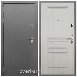 Входные двери Лиственница, Дверь входная Армада Оптима Антик серебро / МДФ 6 мм ФЛ-243 Лиственница беж